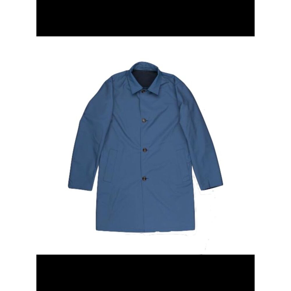 NWT KIRED Mens Blue Single Breasted, Raincoat 58